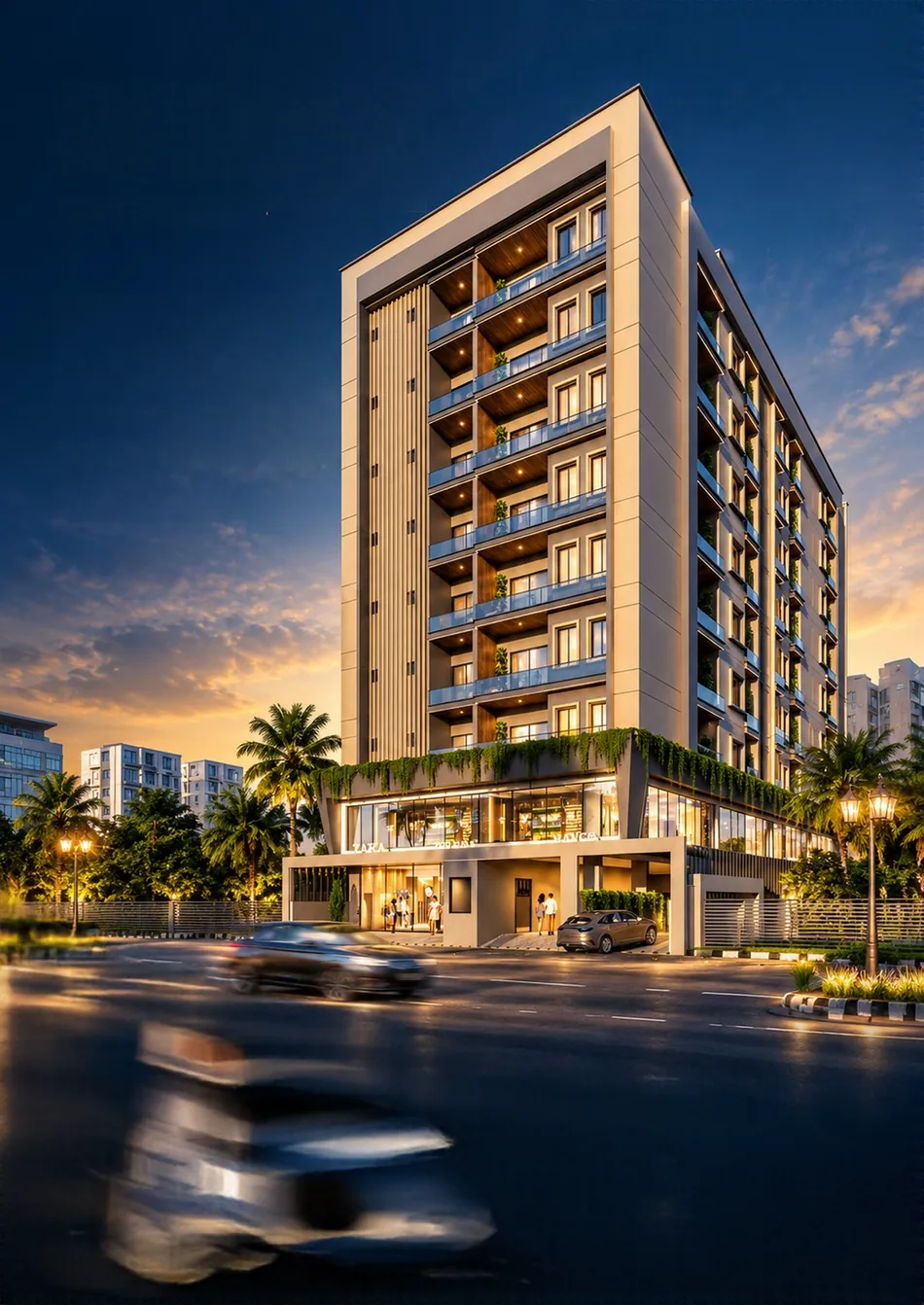 Façade de Sylvana Tower